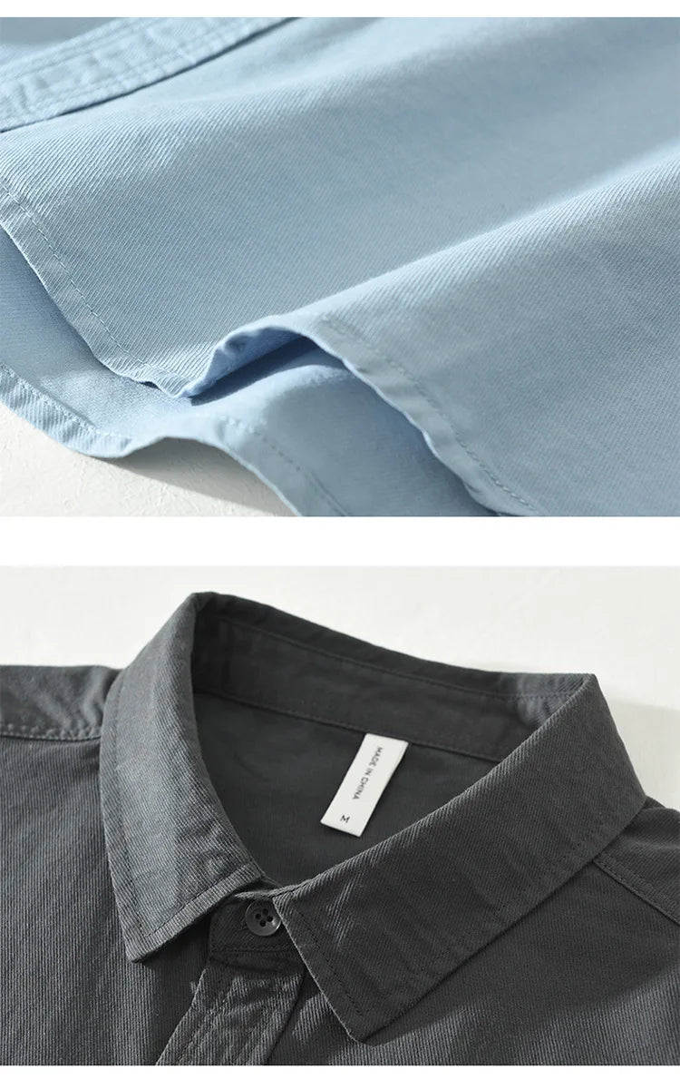 Men’s Shirt Long Sleeve Cotton Casual
