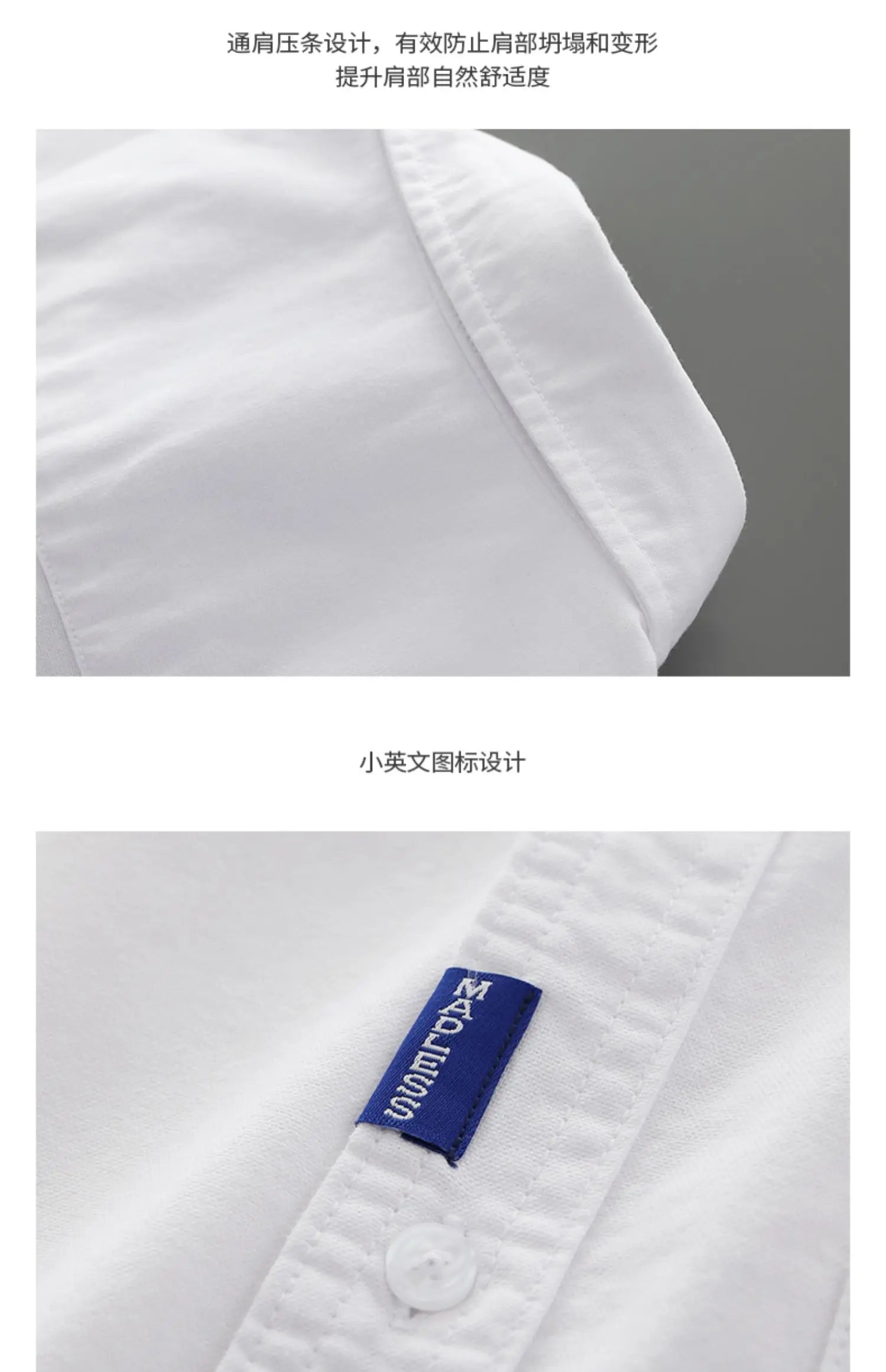 Men’s Shirt Short Sleeve Cotton Casual Solid Color