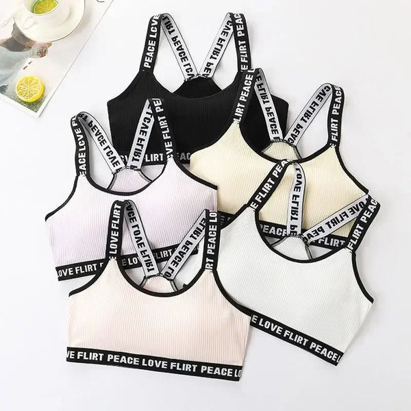 Women’s Sports Bra Push Up Seamless Gym