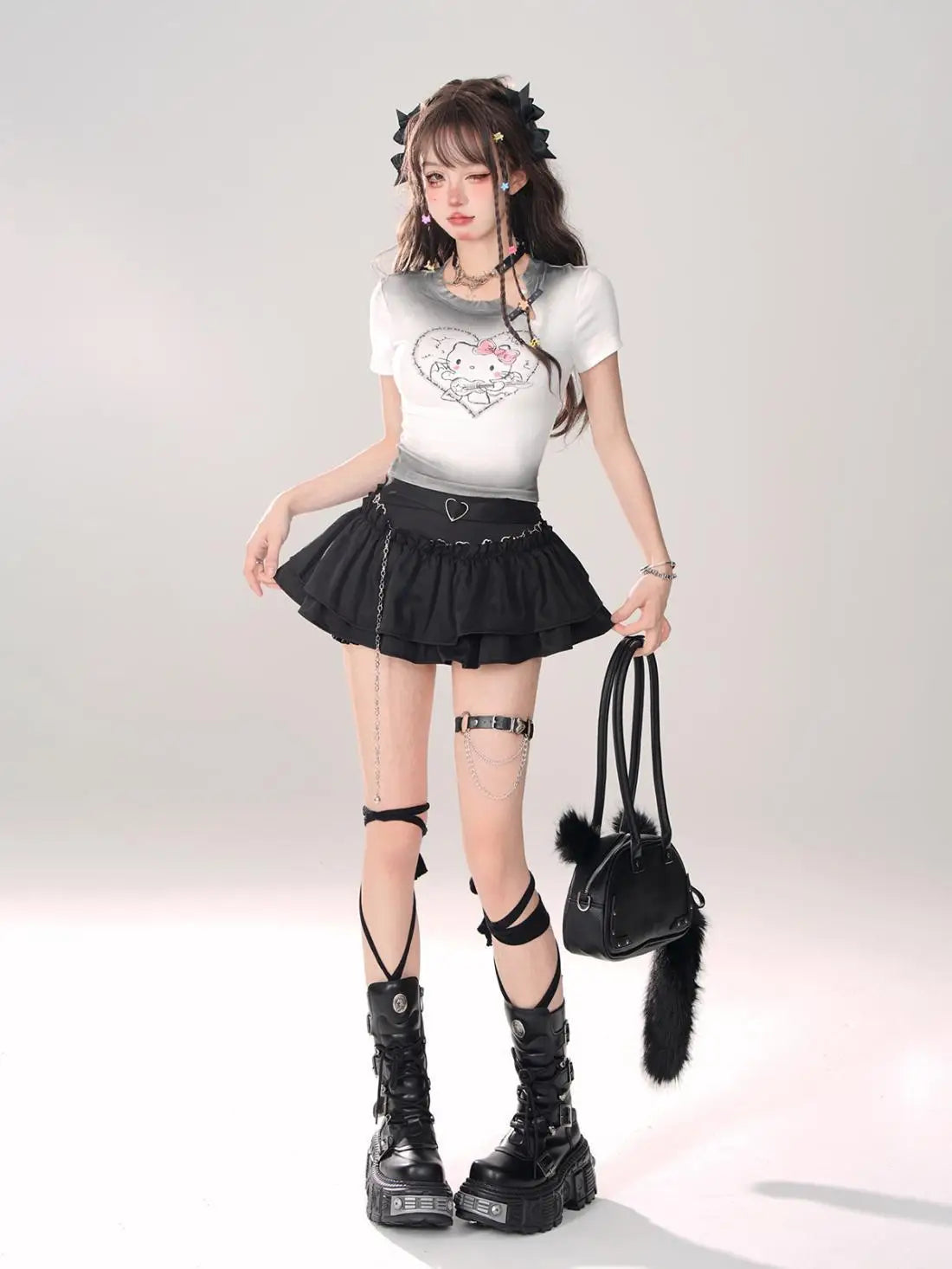 Women’s Skirt High Waist A-Line Summer Casual