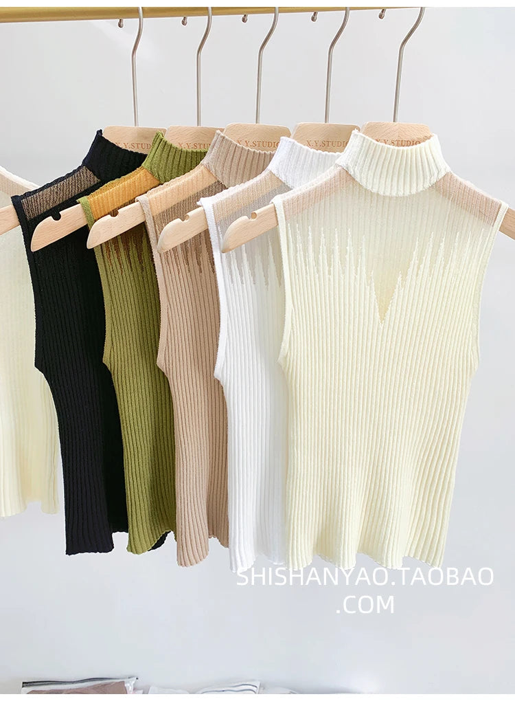 Women’s Top Tank Top Sleeveless Solid Color Casual