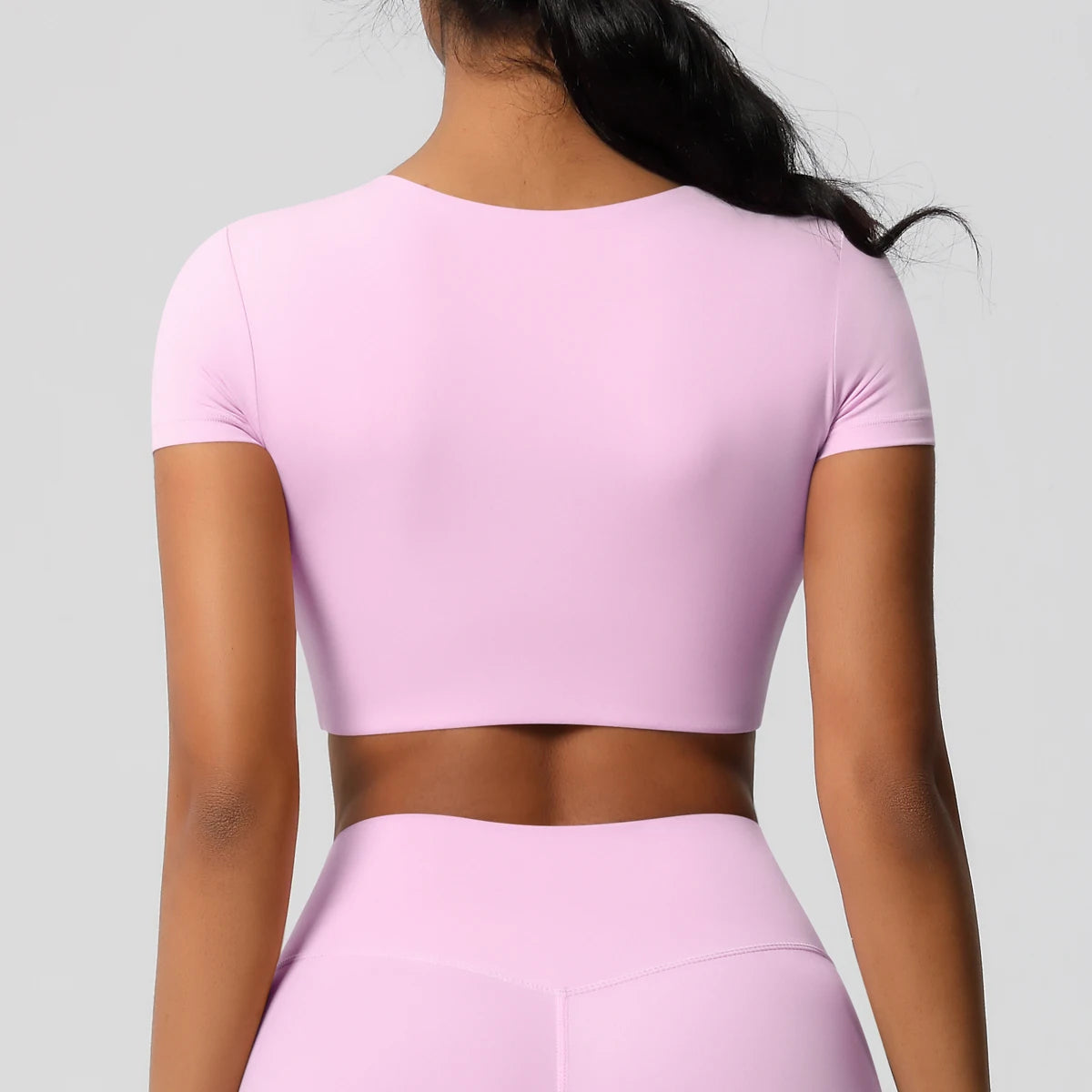 Women’s Gym Top Short Sleeve Breathable Stretchy Athletic