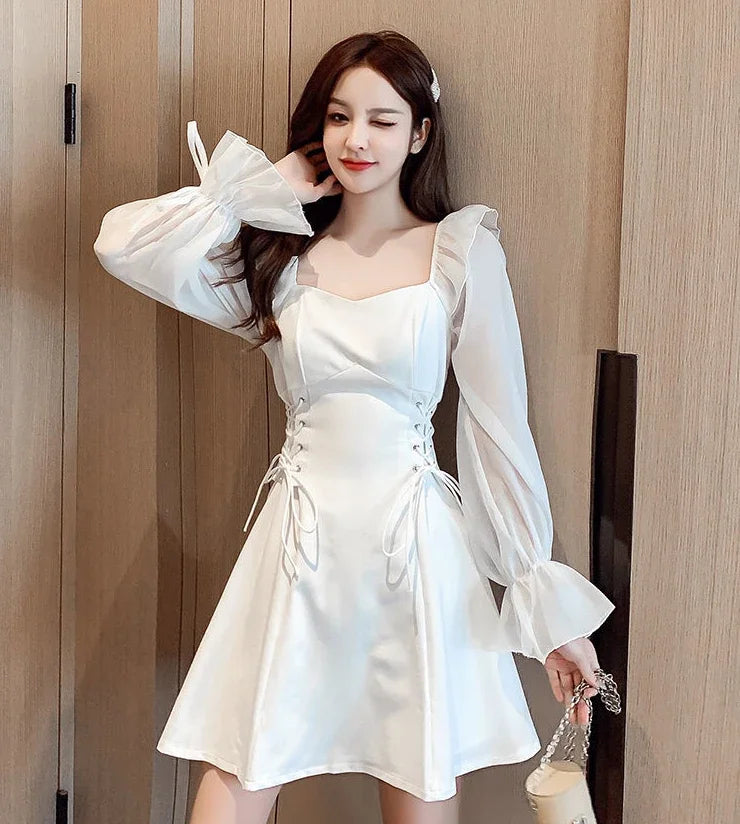Women’s Dress Chiffon Casual Mini A-Line