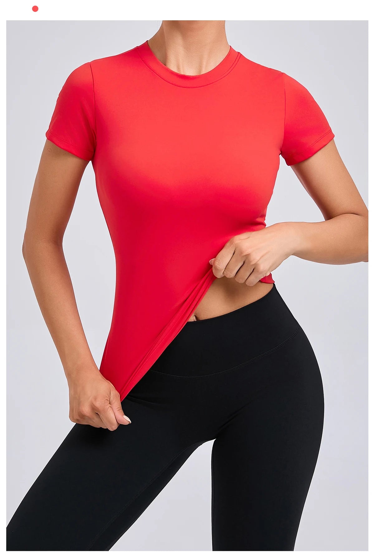 Women’s Gym Top Short Sleeve Moisture Wicking Athletic