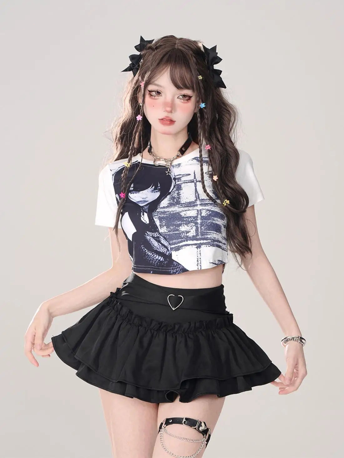 Women’s Skirt High Waist A-Line Summer Casual