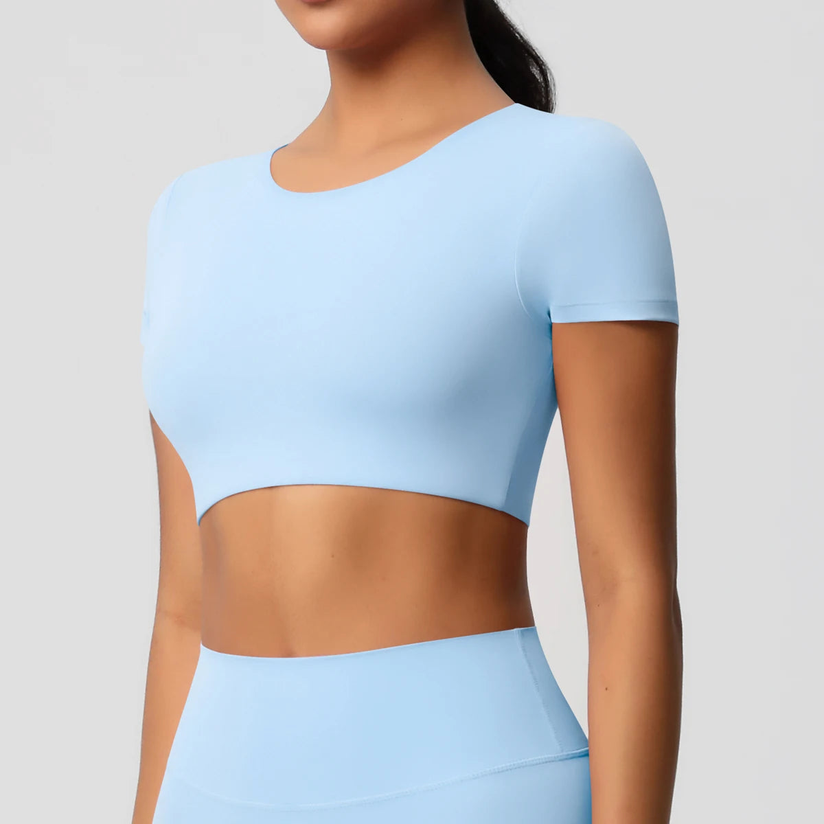 Women’s Gym Top Short Sleeve Breathable Stretchy Athletic