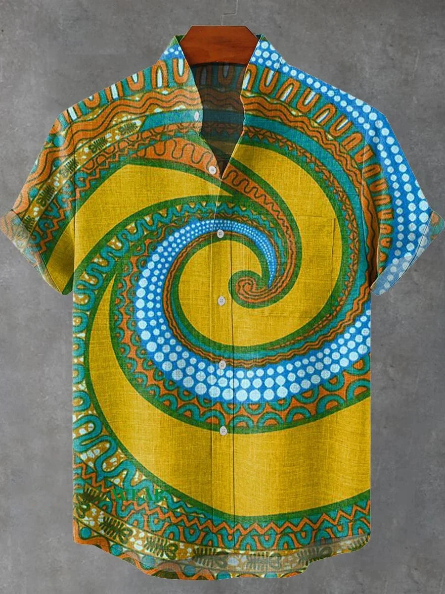 Men’s Shirt Casual Printed Cotton Comfort Fit
