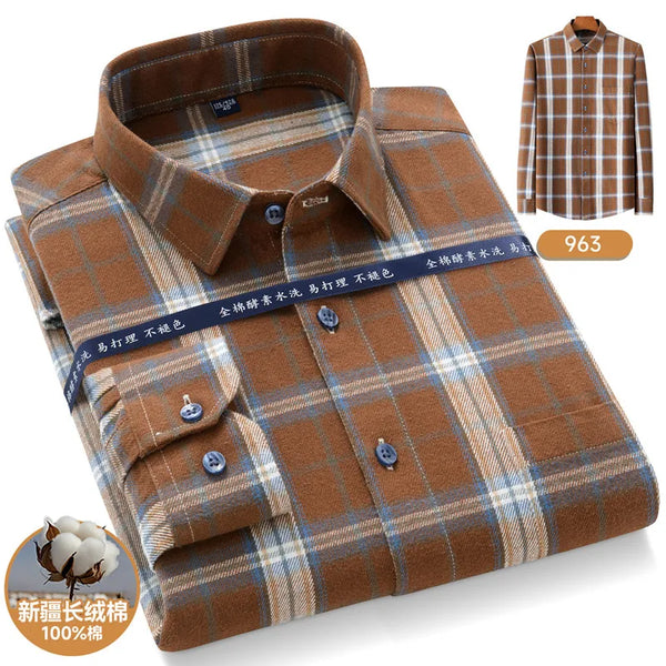 Men’s Shirt Long Sleeve Cotton Formal Slim Fit