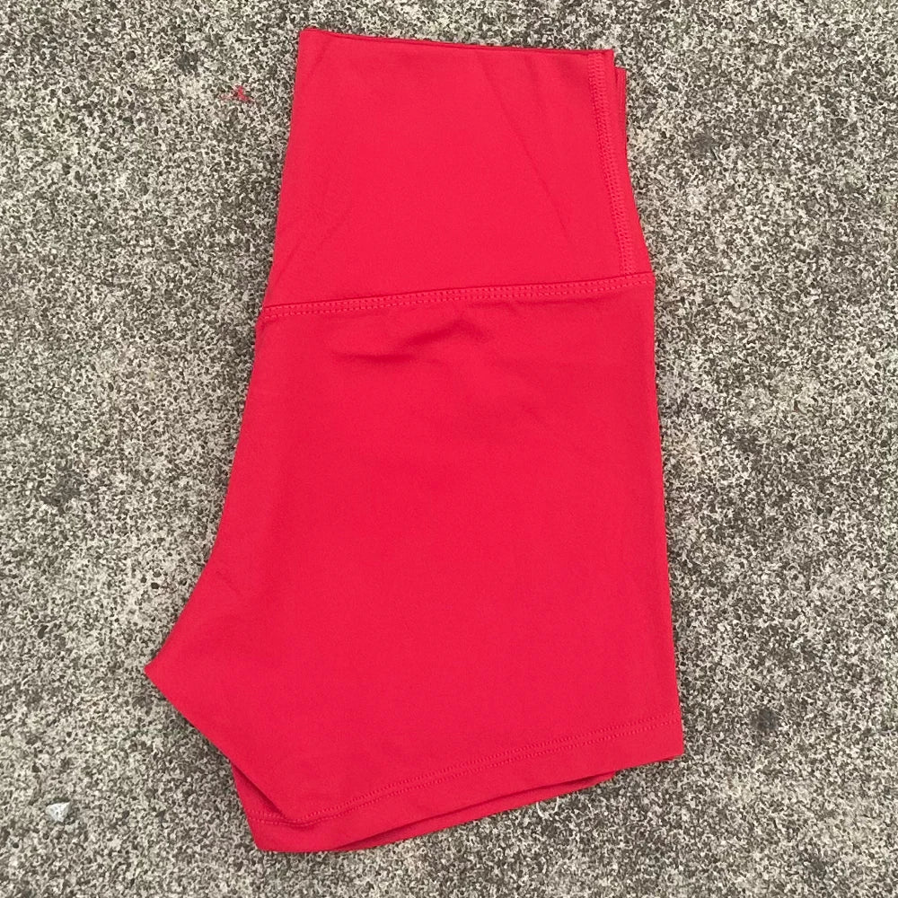 Women’s Shorts High Waist Elastic Waist Sporty Slim Fit