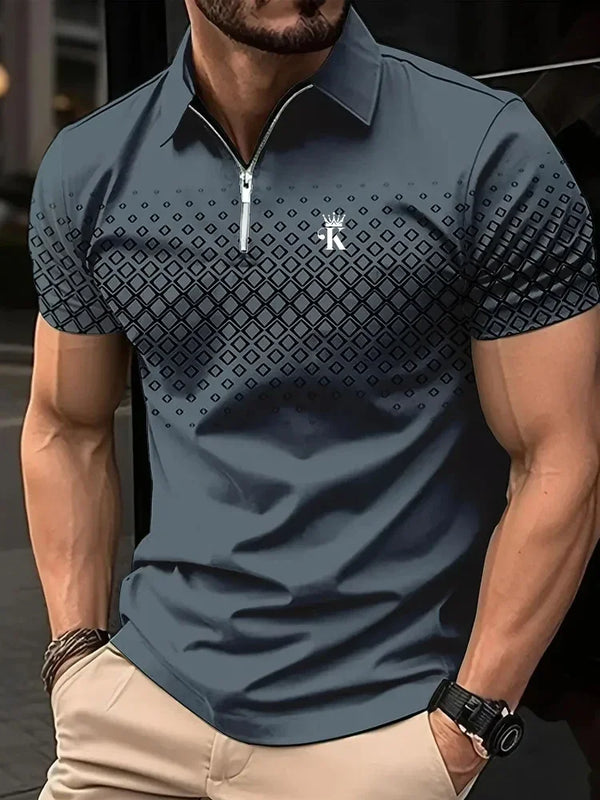 Men’s Polo Shirt Short Sleeve Business Casual Casual Summer