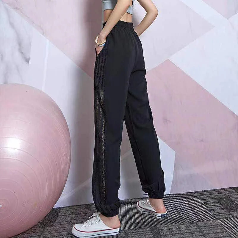Women’s Joggers Elastic Waist Gym Stretchy Cotton
