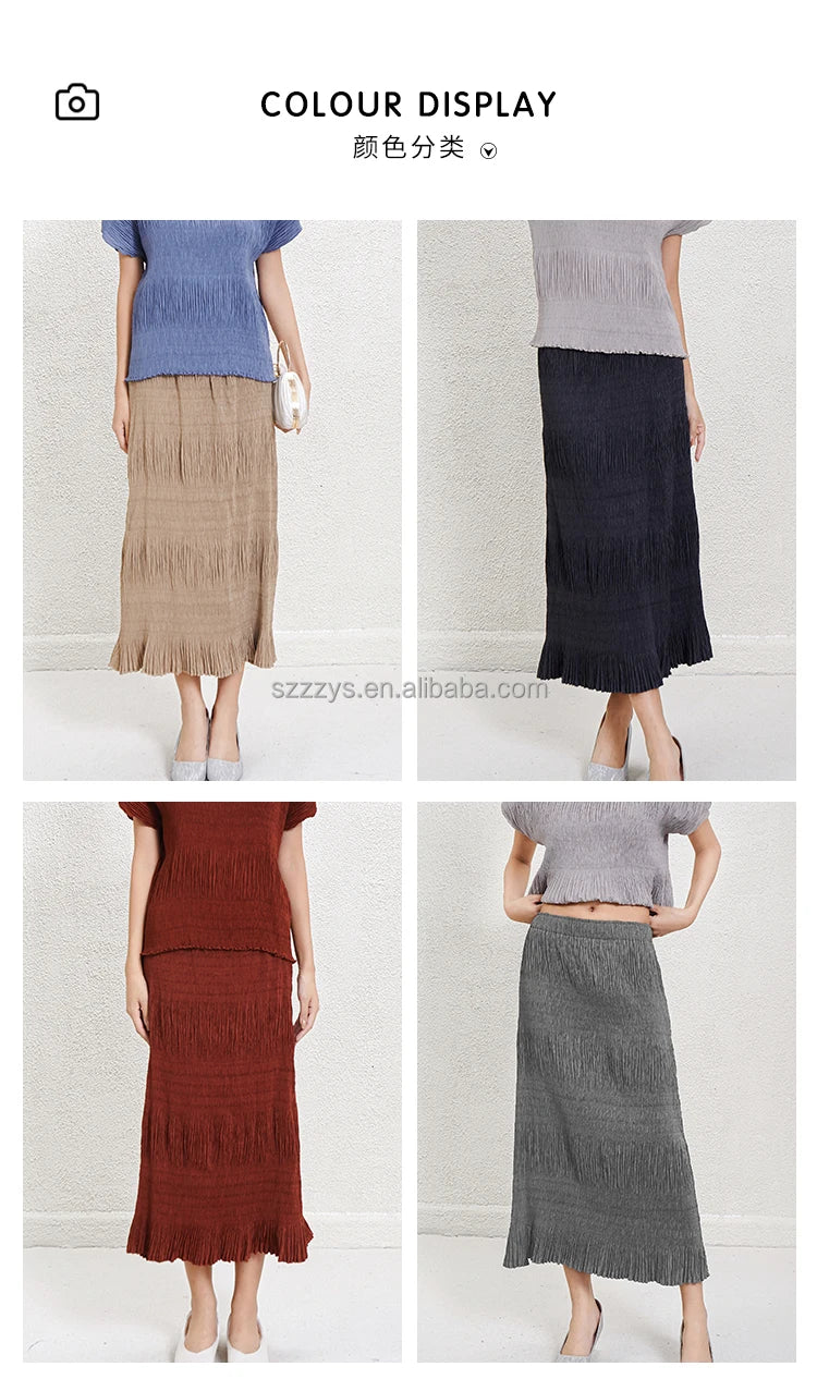 Women’s Skirt Pleated Casual Lightweight Summer