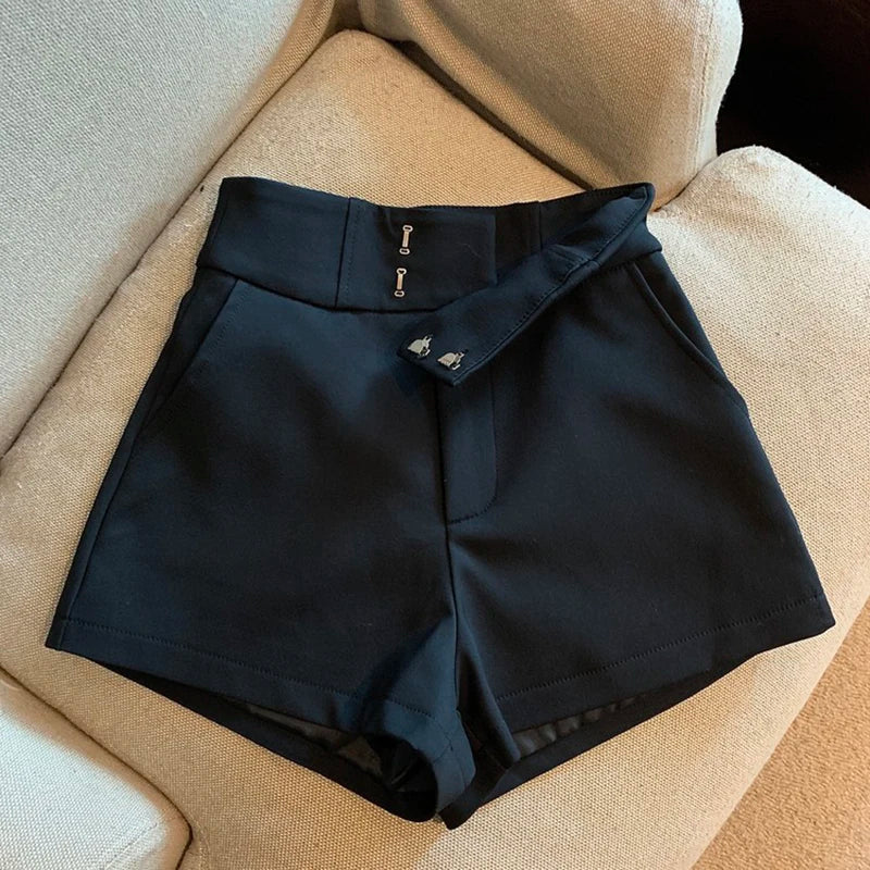 Women’s Shorts High Waist Casual Slim Fit