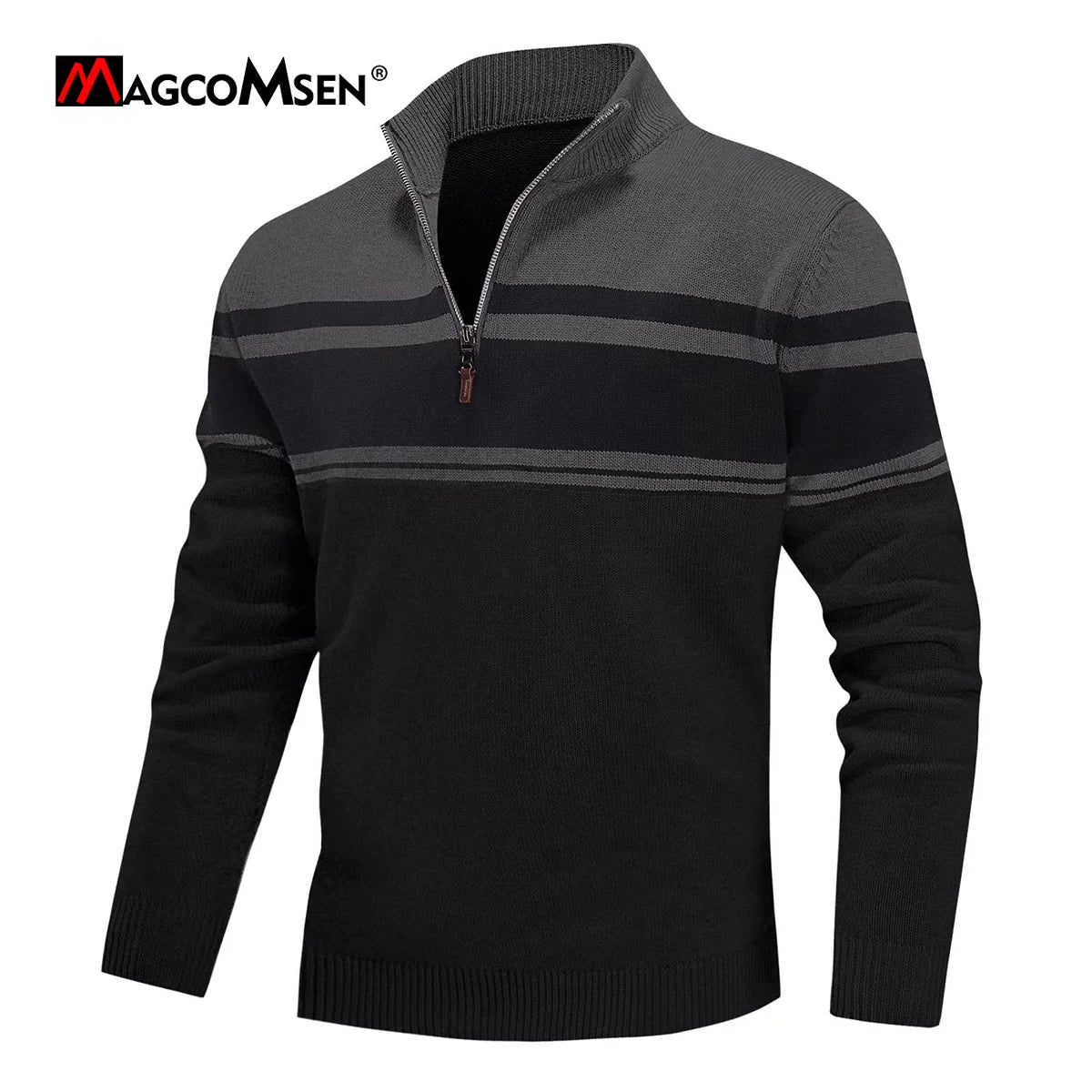 Men’s Sweatshirt Pullover Zip-Up Cotton Warm Autumn Winter