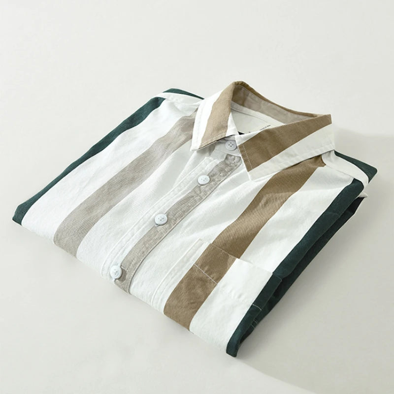 Men’s Shirt Long Sleeve Cotton Casual