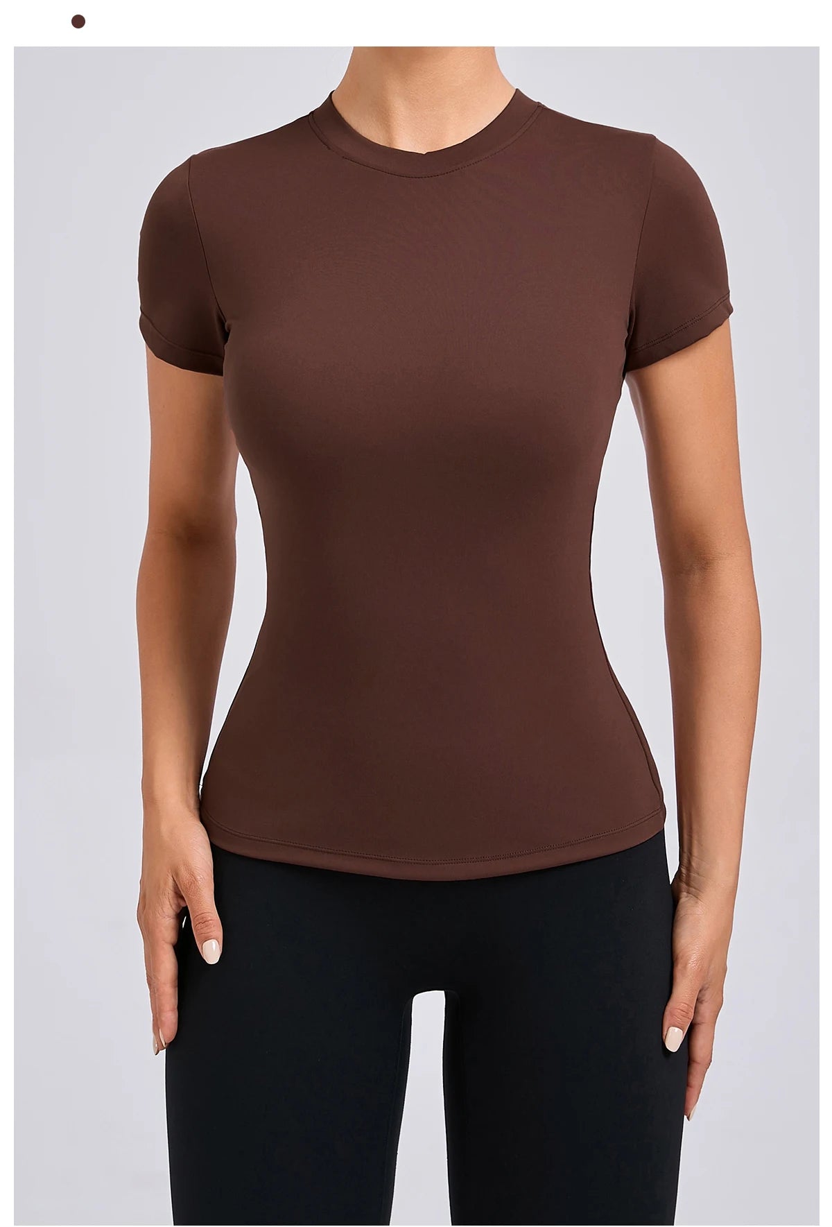 Women’s Gym Top Short Sleeve Moisture Wicking Athletic