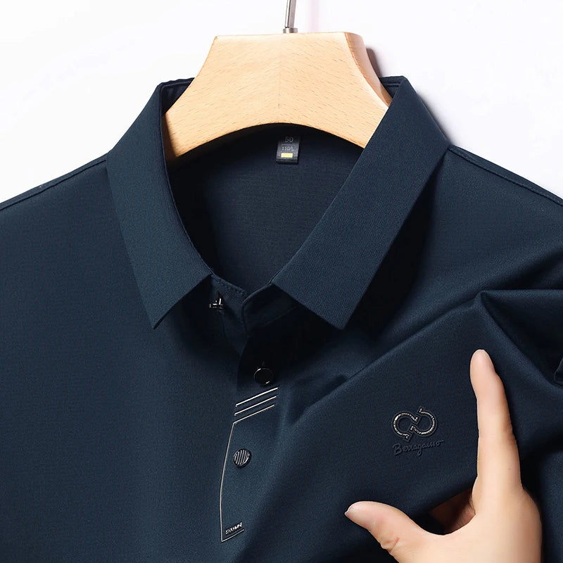 Men’s Polo Shirt Short Sleeve Business Casual Casual Summer