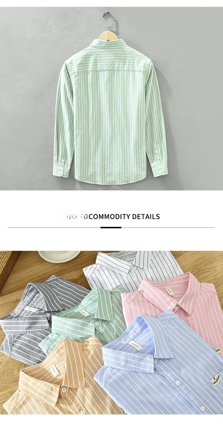 Men’s Shirt Cotton Casual Cotton Comfort Fit