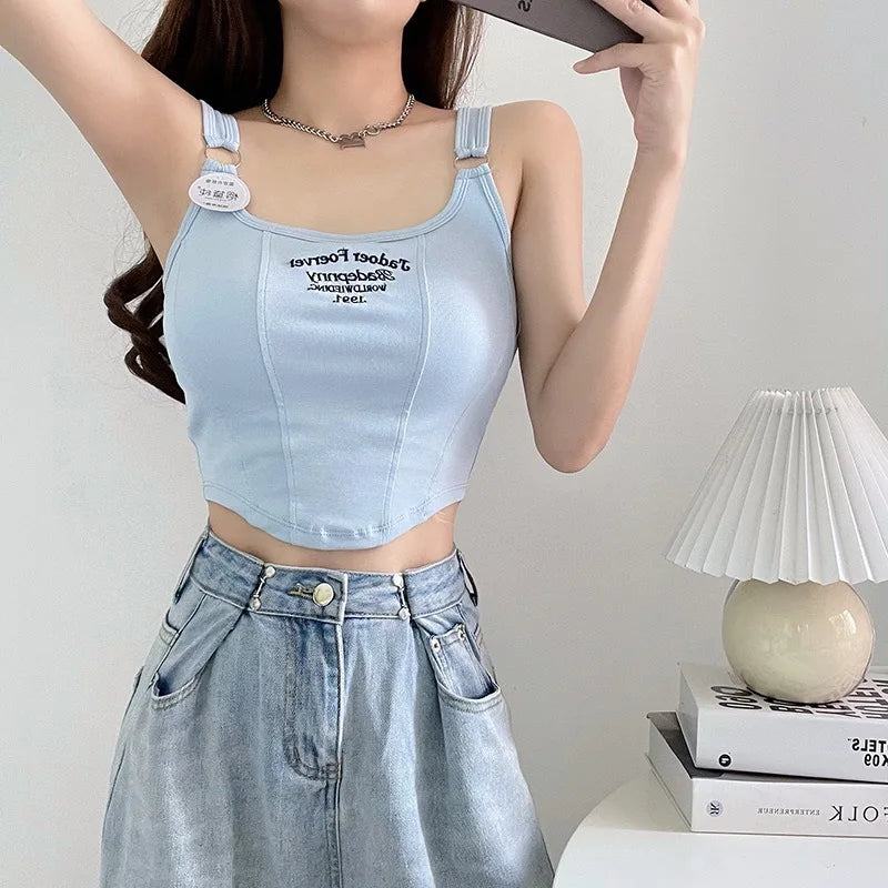 Women’s Top Tank Top Crop Top Casual Summer