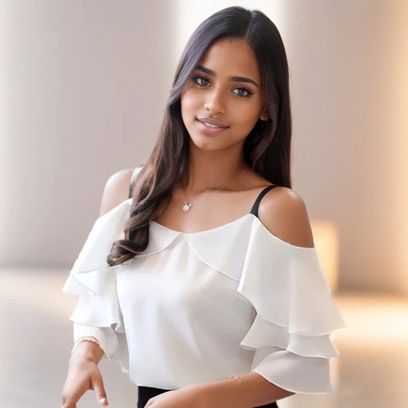 Women’s Top Blouse Short Sleeve Casual Summer