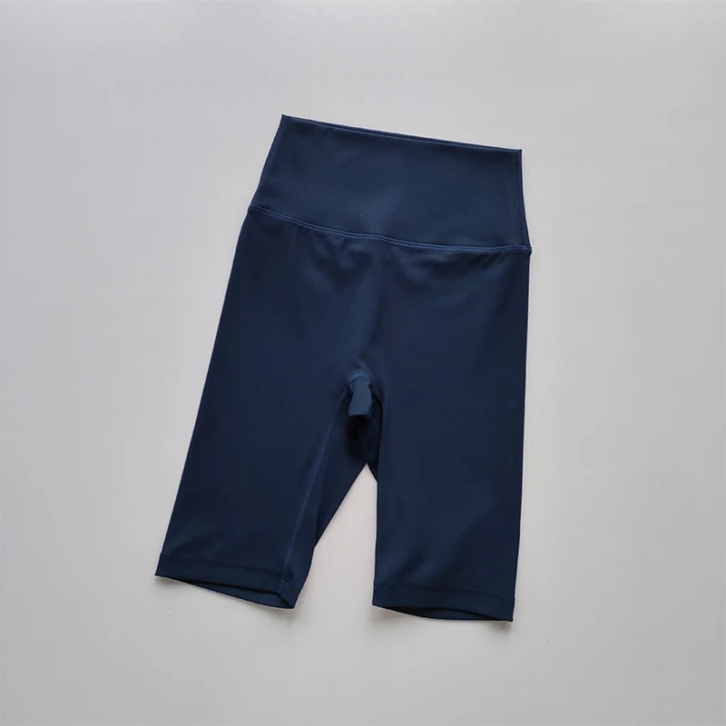 Women’s Shorts High Waist Sporty Solid Color
