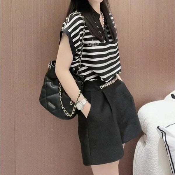 Women’s Shorts Casual Summer Elastic Waist Cotton