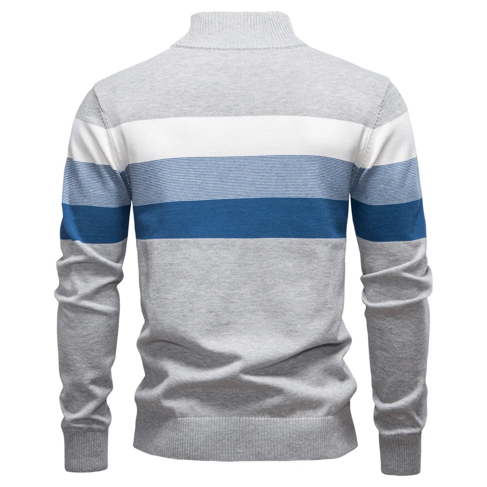 Men’s Sweatshirt Pullover Zip-Up Cotton Warm Casual Autumn