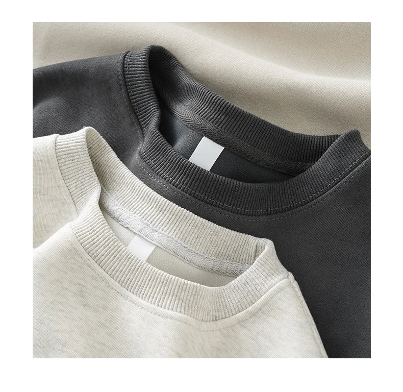 Men’s T-Shirt Long Sleeve Solid Color Cotton Comfort Fit