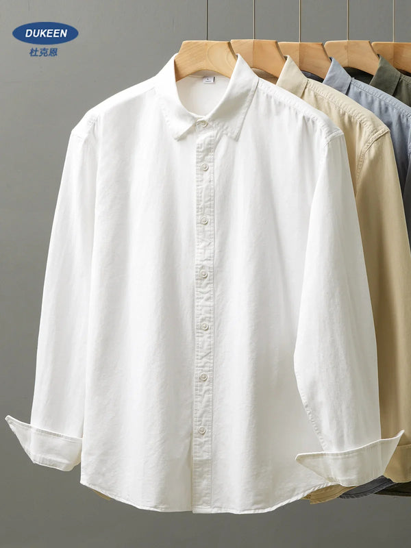 Men’s Shirt Long Sleeve Cotton Casual Formal