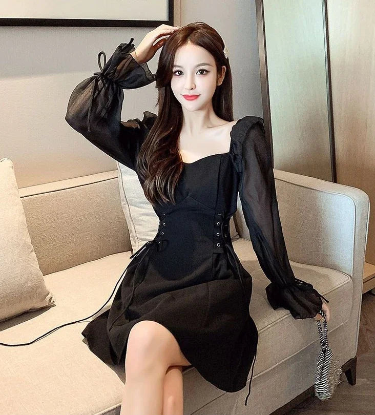 Women’s Dress Chiffon Casual Mini A-Line