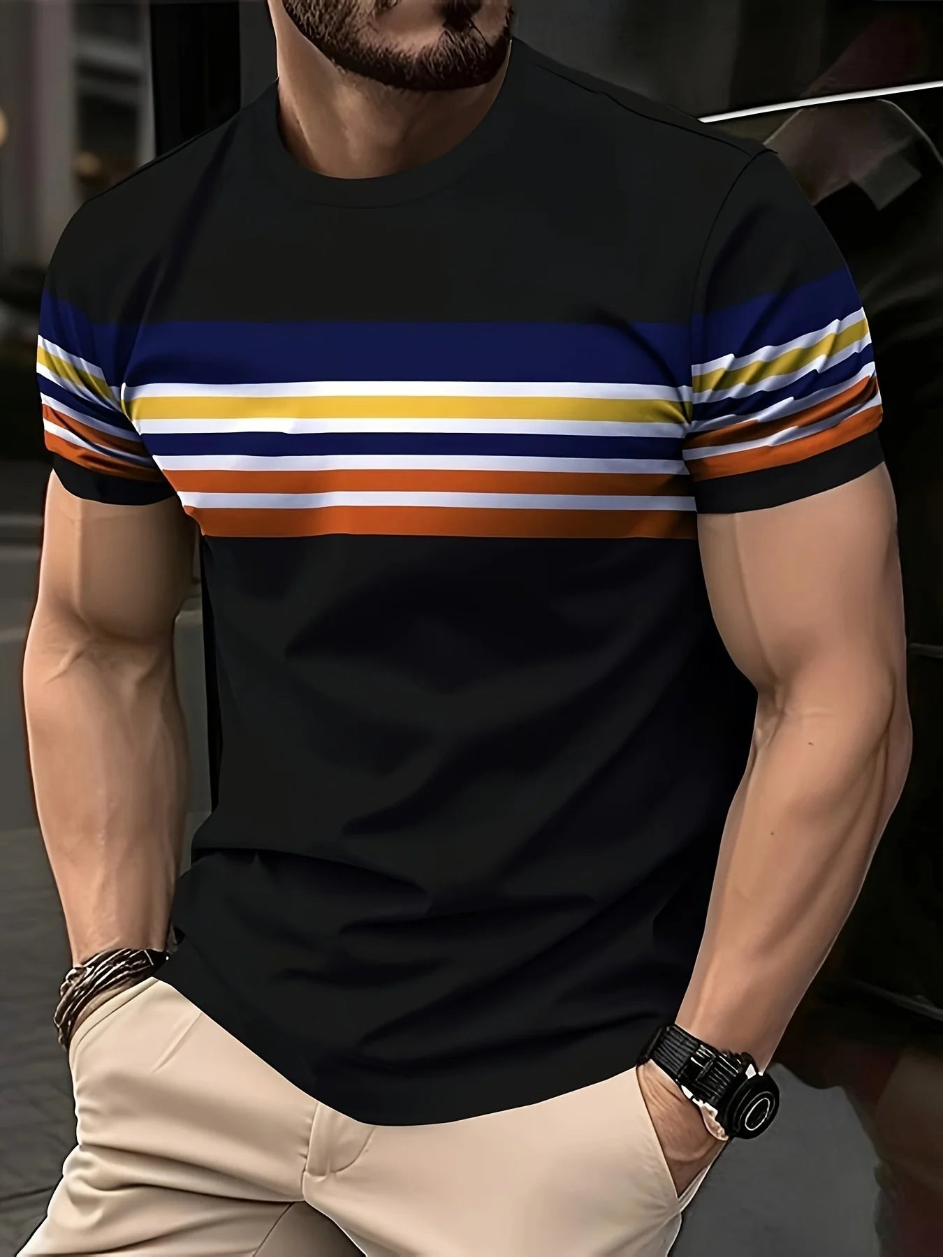 Men’s Polo Shirt Short Sleeve Casual Summer Fashion