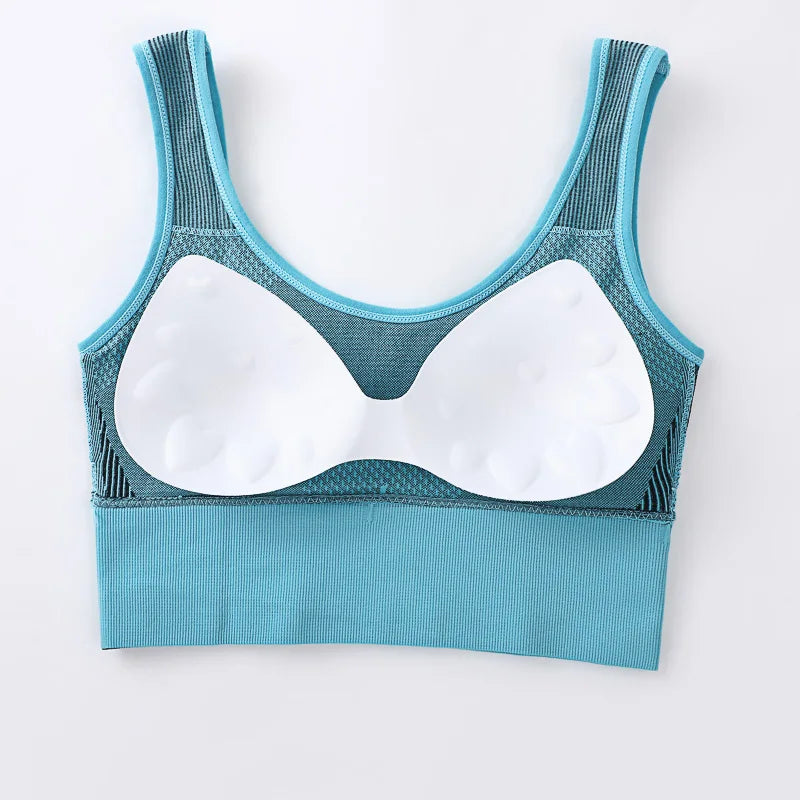 Women’s Sports Bra Push Up Breathable Gym