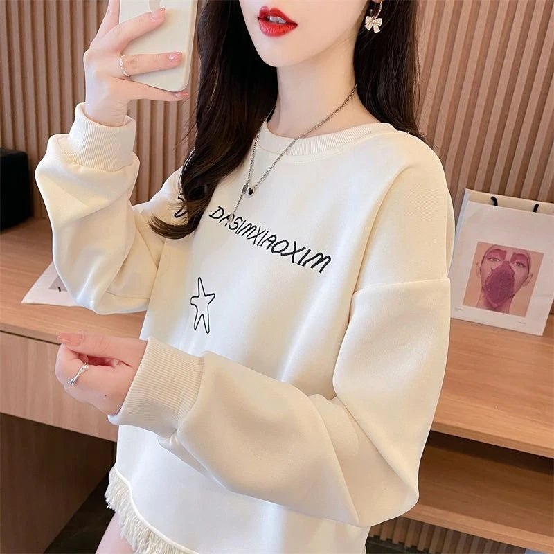 Women’s Sweatshirt Pullover Long Sleeve Casual Soft