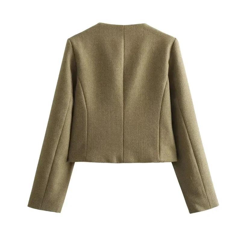 Women’s Jacket Button-Up Casual Lightweight Warm