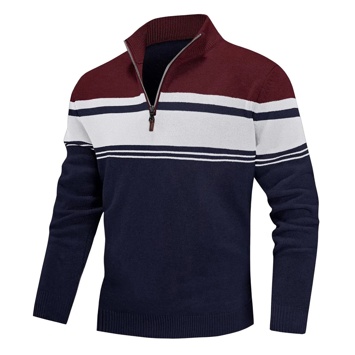 Men’s Sweatshirt Pullover Zip-Up Cotton Warm Autumn Winter