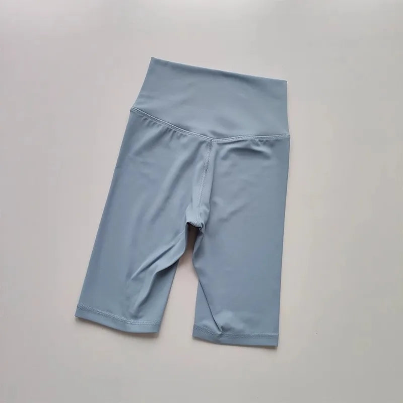 Women’s Shorts High Waist Sporty Solid Color