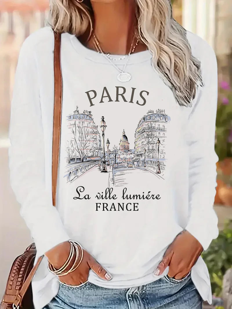Women’s Sweatshirt Crewneck Casual Graphic Long Sleeve