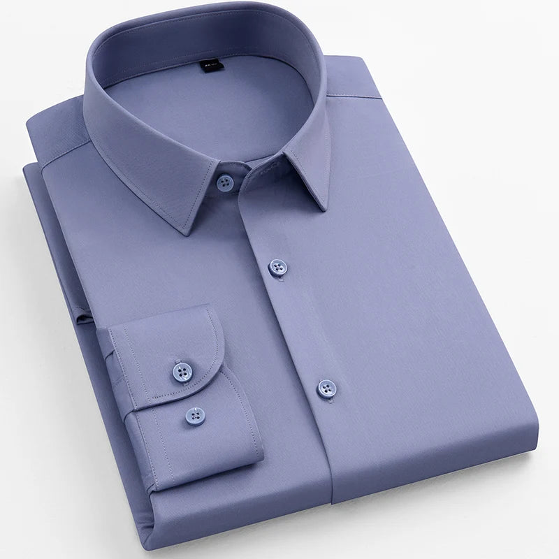 Men’s Shirt Long Sleeve Formal Slim Fit