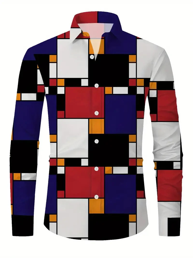 Men’s Shirt Long Sleeve Casual Cotton Comfort Fit