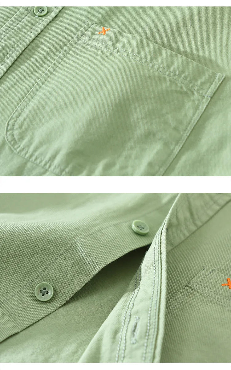 Men’s Shirt Long Sleeve Cotton Casual