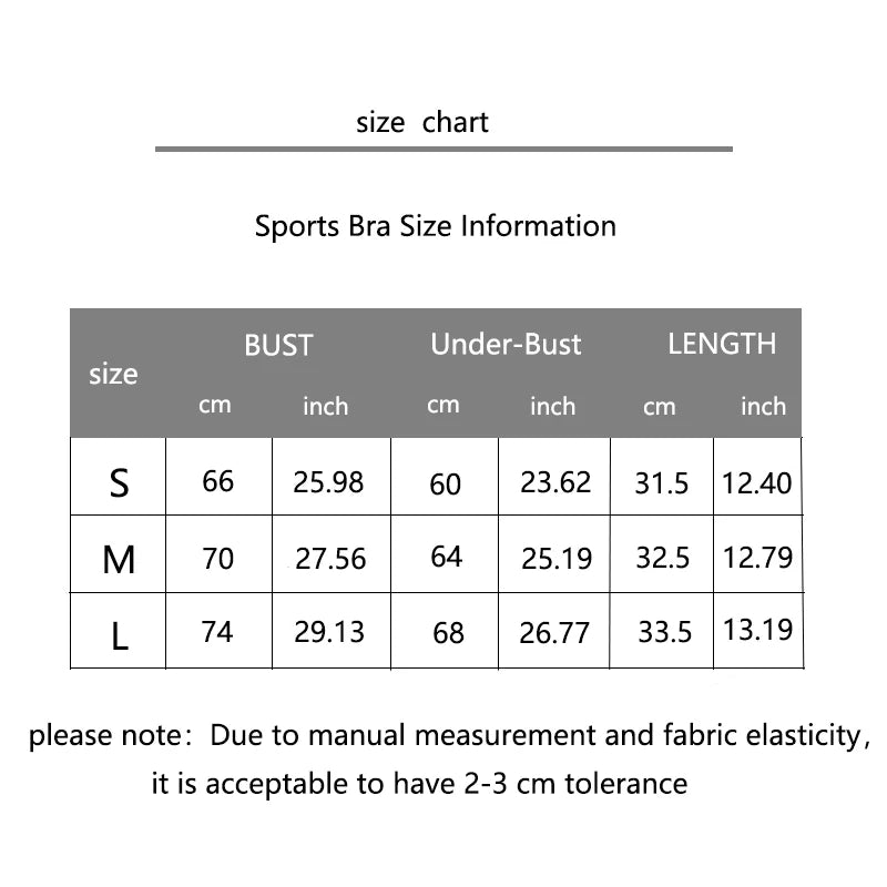 Women’s Sports Bra Gym Comfort Supportive Breathable