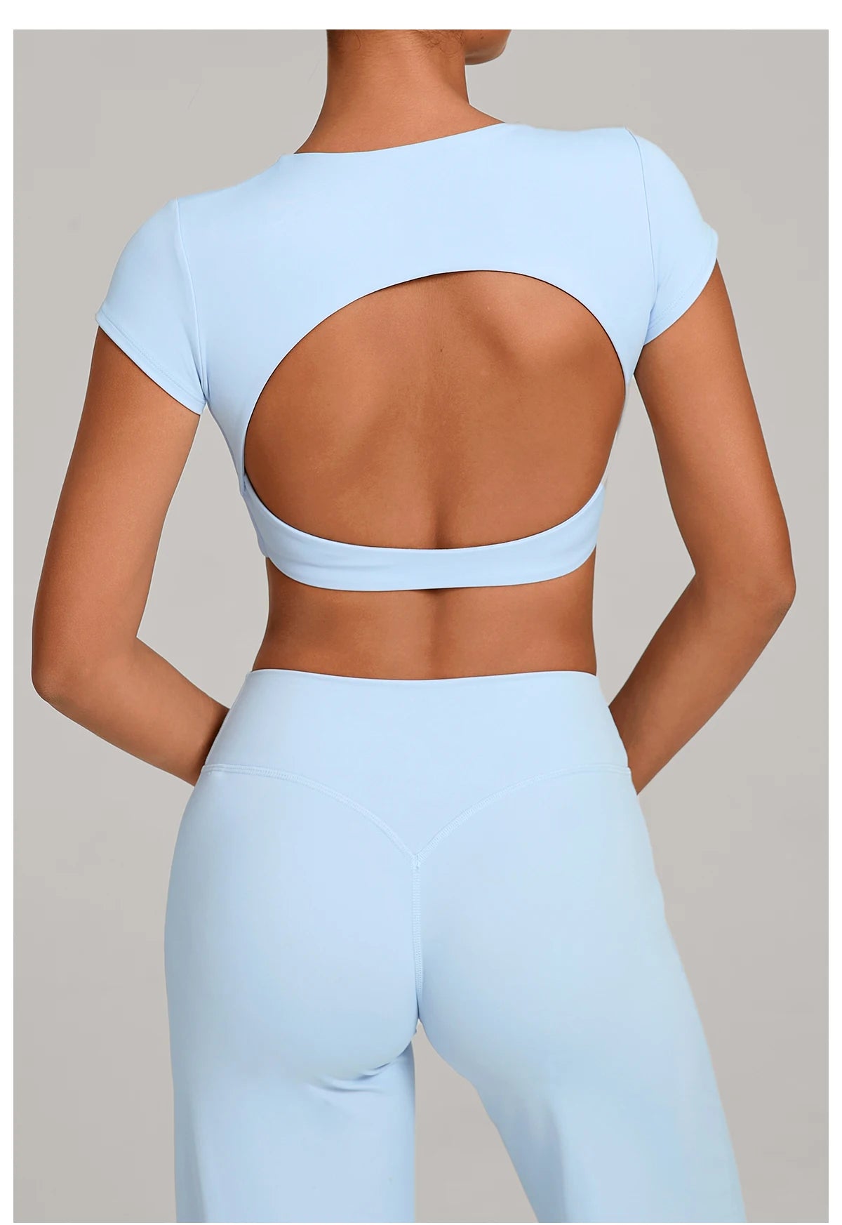 Women’s Gym Top Short Sleeve Breathable Lightweight Athletic