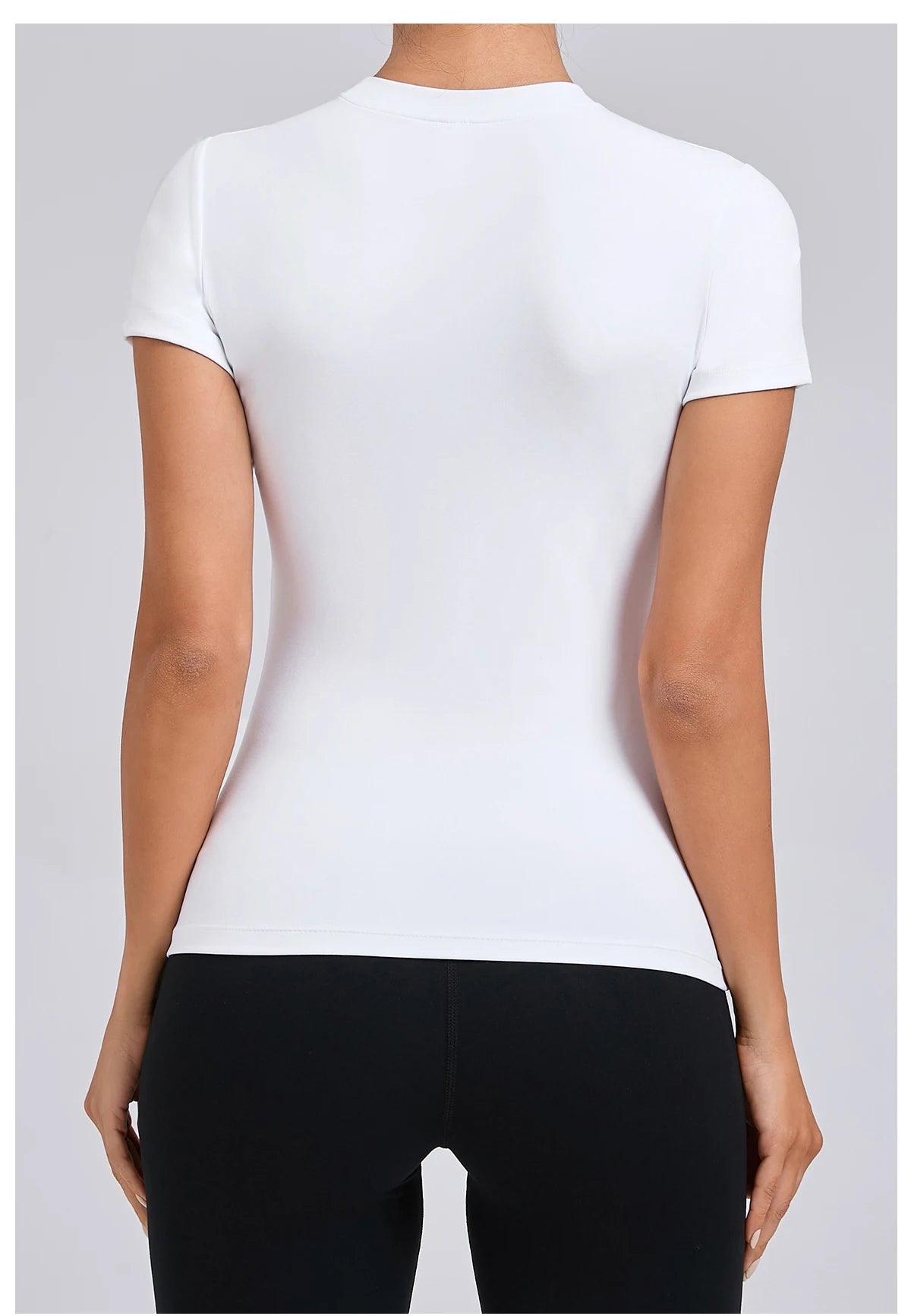 Women’s Gym Top Short Sleeve Moisture Wicking Athletic
