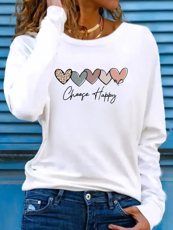 Women’s Sweatshirt Crewneck Casual Graphic Long Sleeve