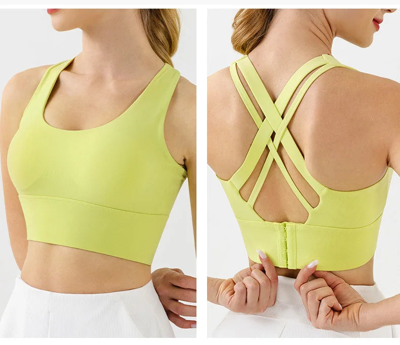 Women’s Sports Bra Gym Comfort Supportive Breathable