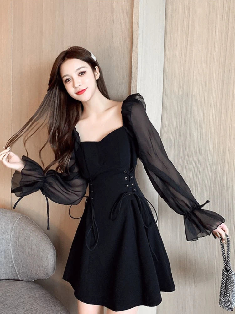 Women’s Dress Chiffon Casual Mini A-Line