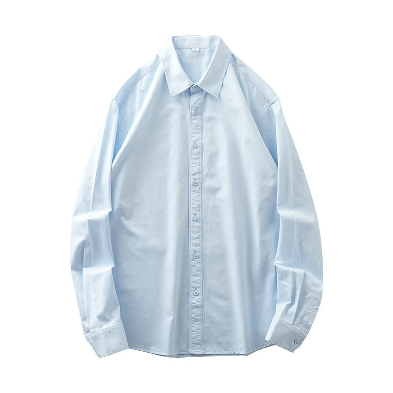 Men’s Shirt Long Sleeve Cotton Casual Formal