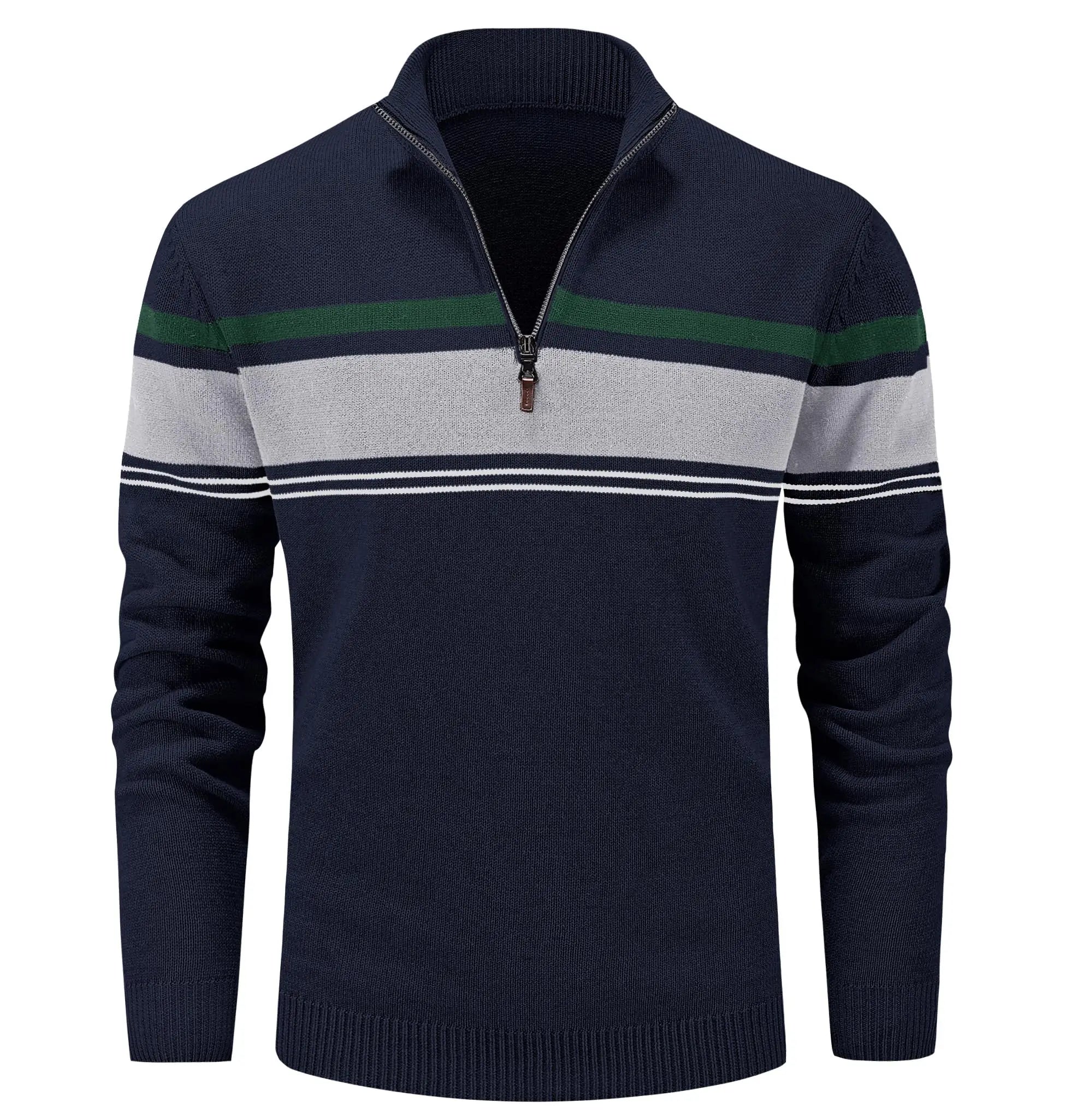 Men’s Sweatshirt Pullover Zip-Up Cotton Warm Autumn Winter