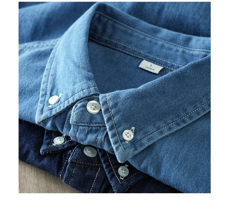 Men’s Shirt Long Sleeve Cotton Casual