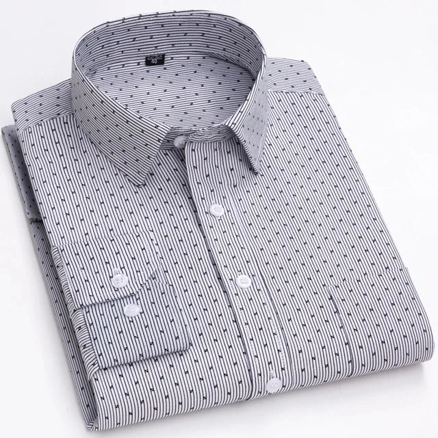Men’s Shirt Long Sleeve Casual Formal Printed